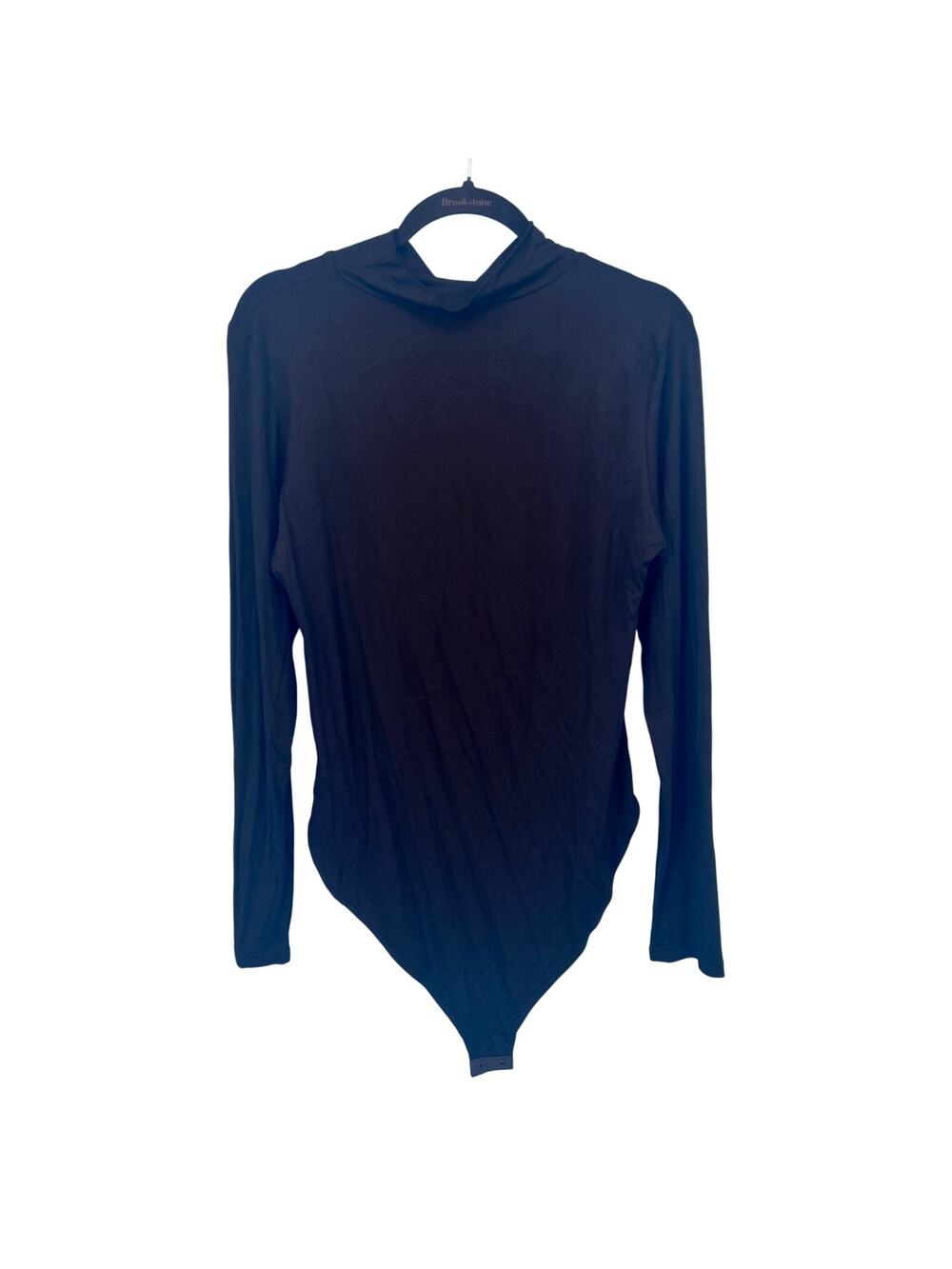 MangoPop Black Turtleneck Bodysuit - Size XXL